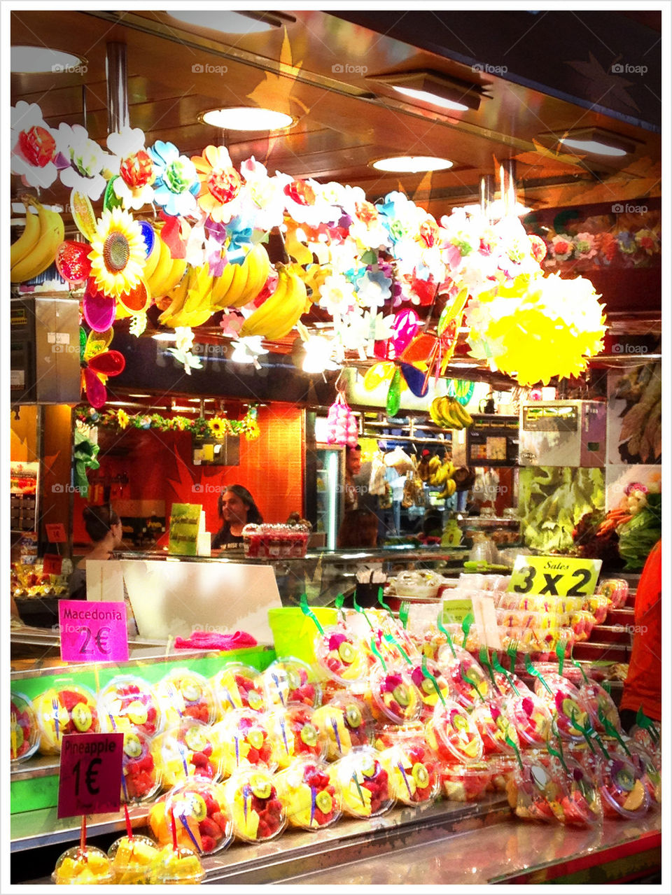 yellow banana barcelona market by vikandr2007