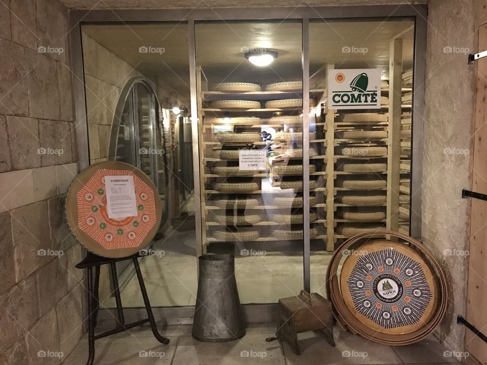 Cheese center in comté France . Was an amazing day with delicious and various cheese 