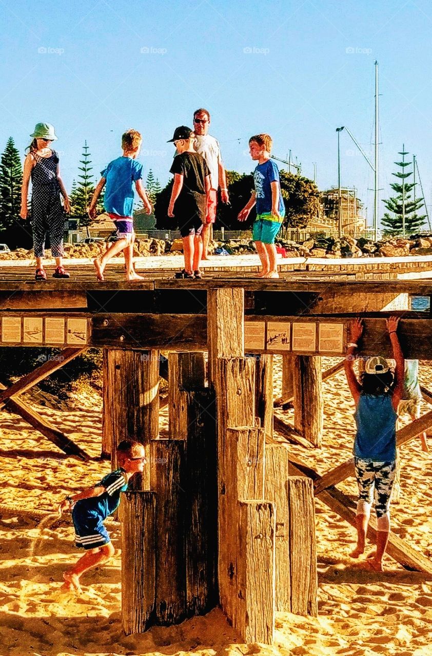 Family fun at the beach!