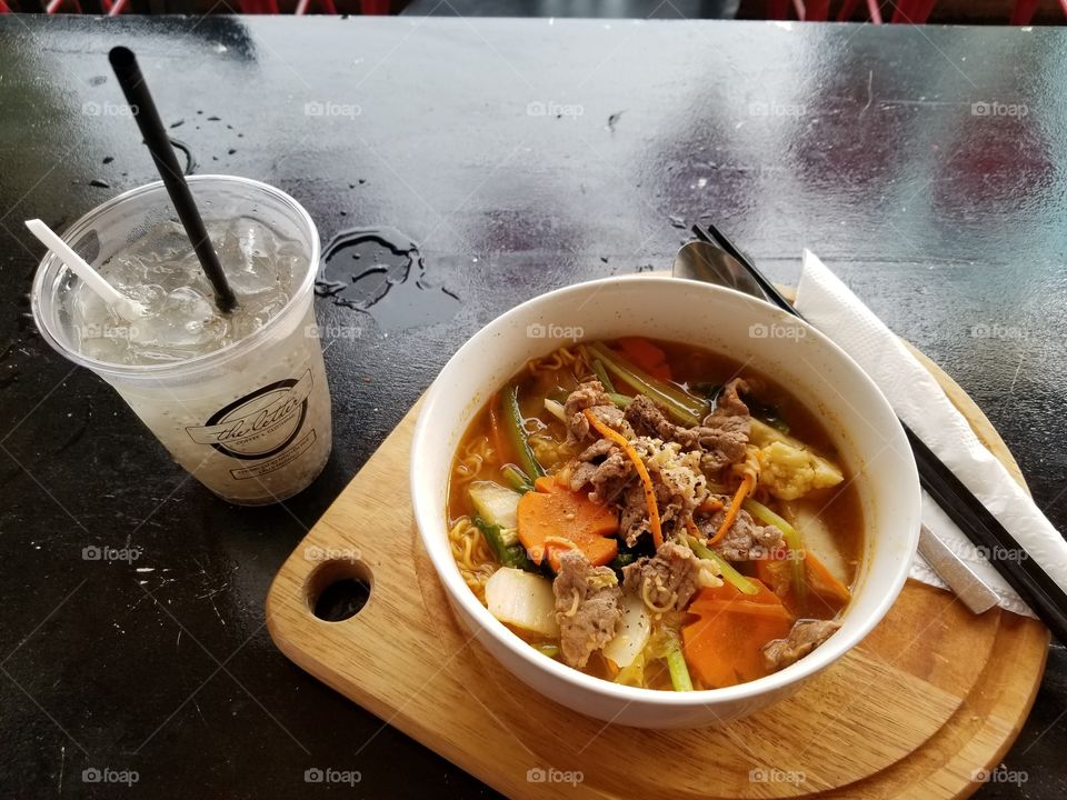 Vietnamese noodles, westernized.