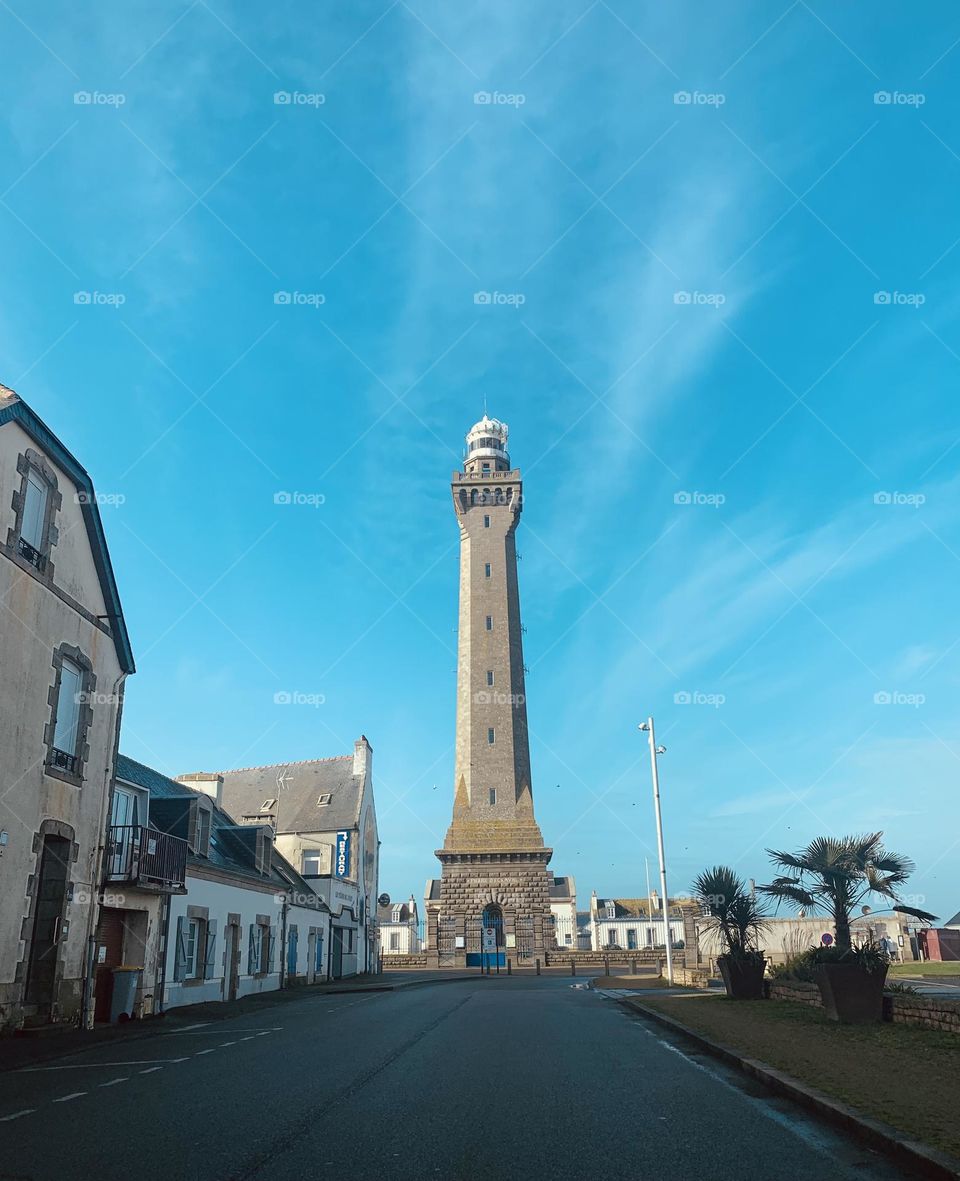 The Eckmühl lighthouse - is a maritime lighthouse located on the tip of Saint-Pierre, in Penmarc'h, in Finistère in France. It is over 60 meters high.