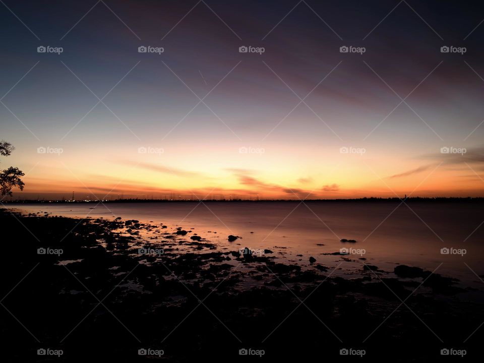 EVENING ON THE BEACH