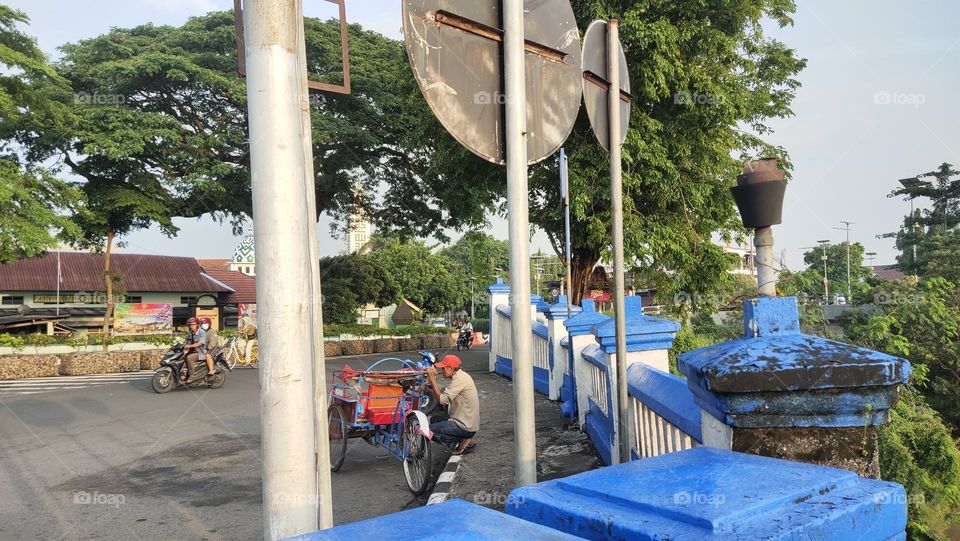 tukang becak Kediri