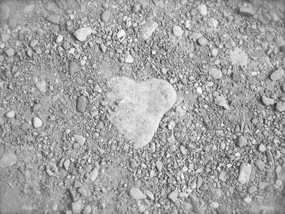 Heart of the Earth. I frequently look down while I walk in hopes of finding a heart rock. Well, this one is my all time favorite find!