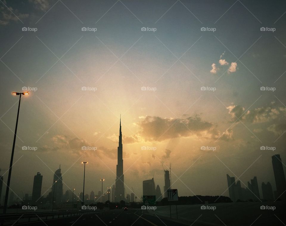 Dubai skyline 