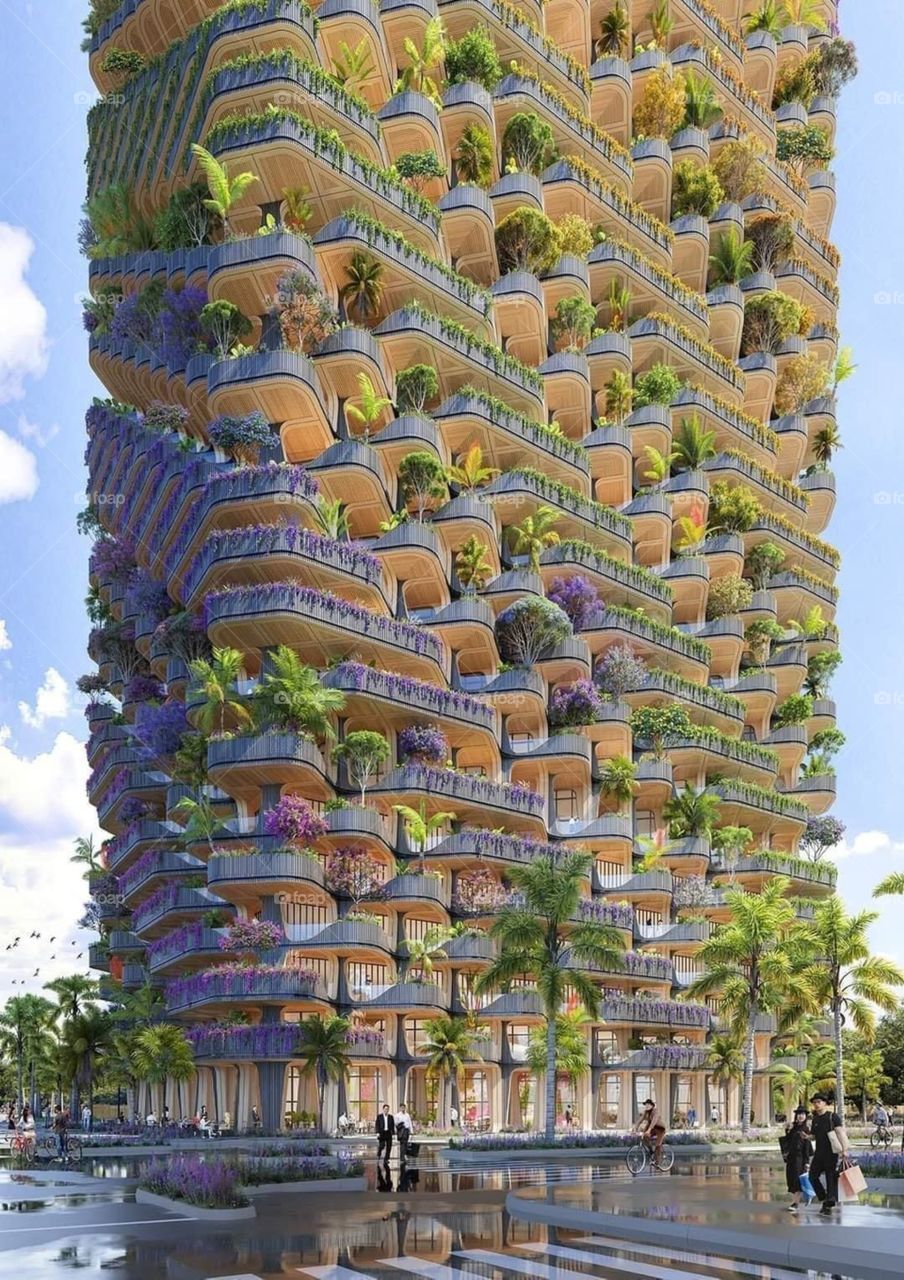 Green tower