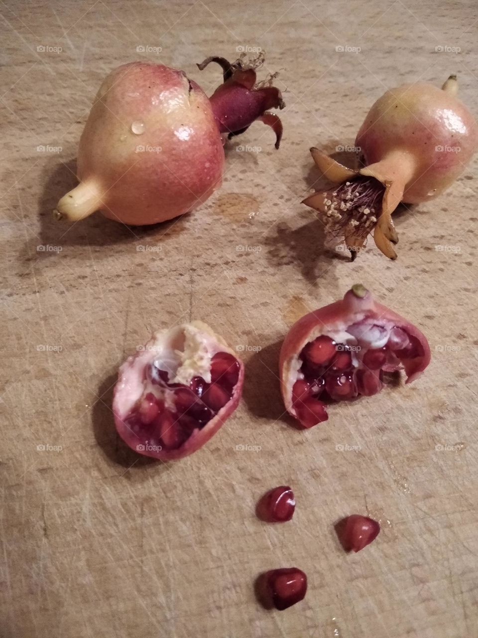 Pomegranate fruits 