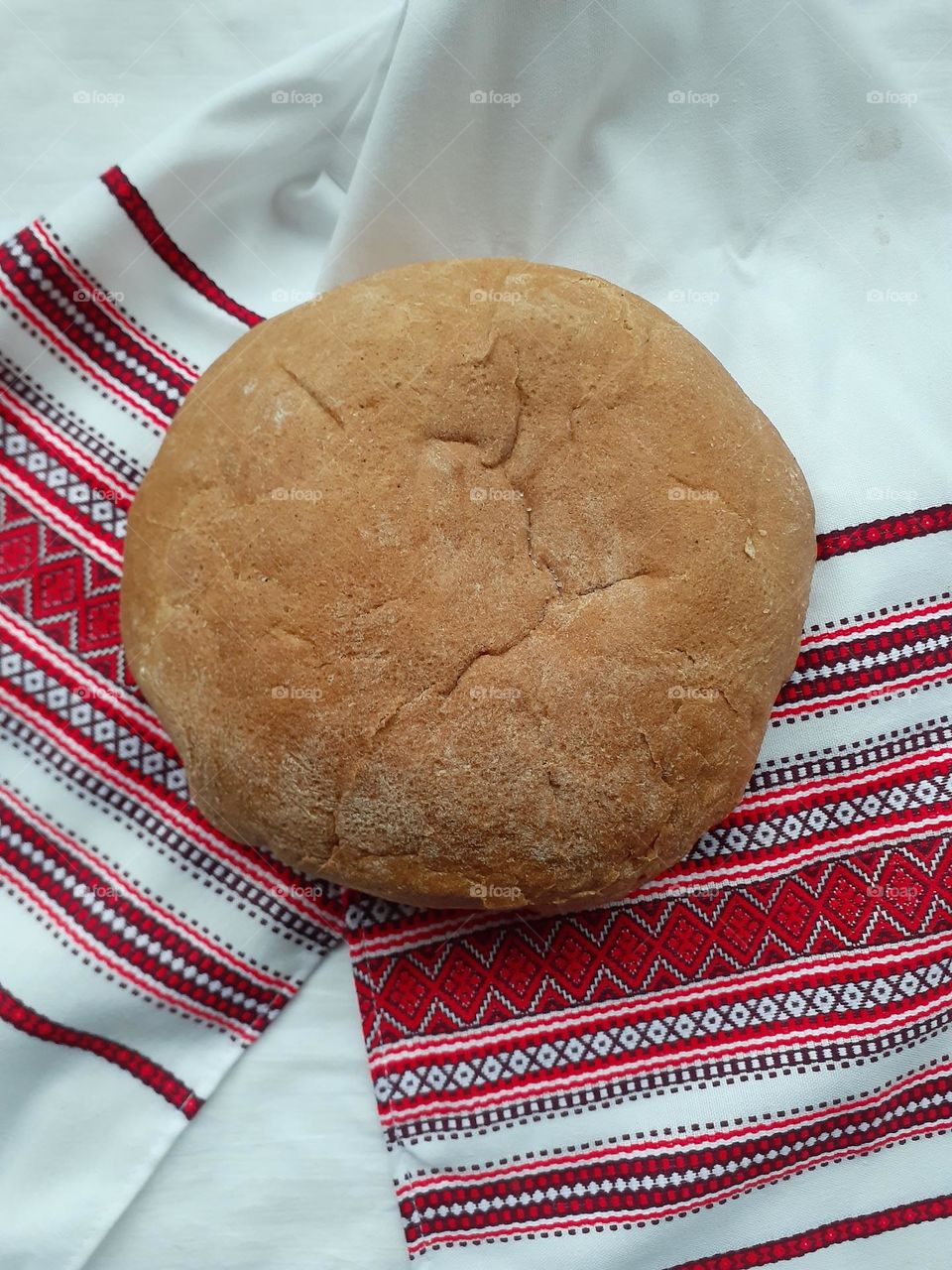 Ukrainian bread called "Palyanytsia"