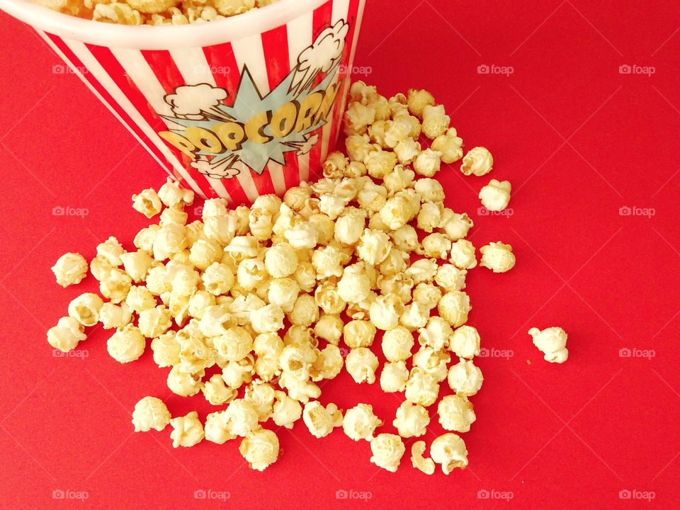 Popcorn in box