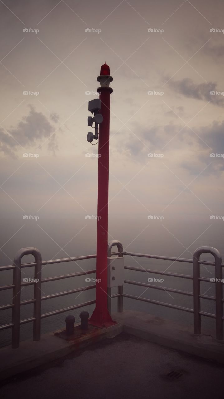 Forte dei Marmi sea in October