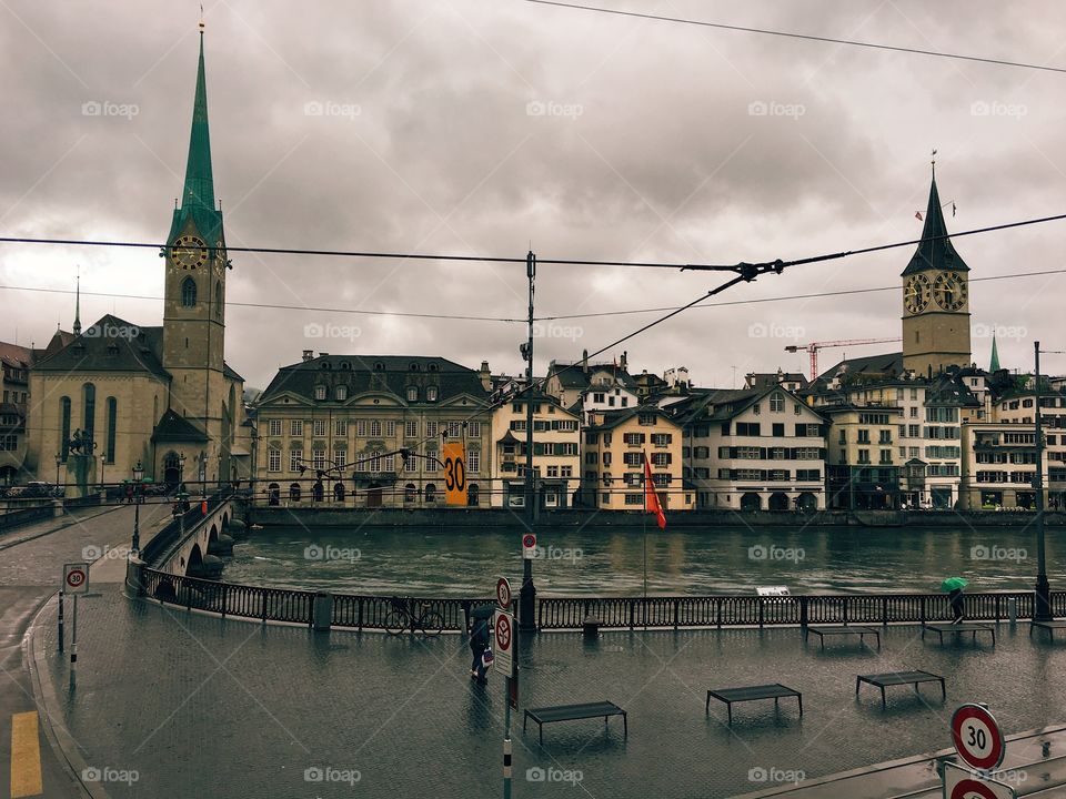 Zurich cityscape 