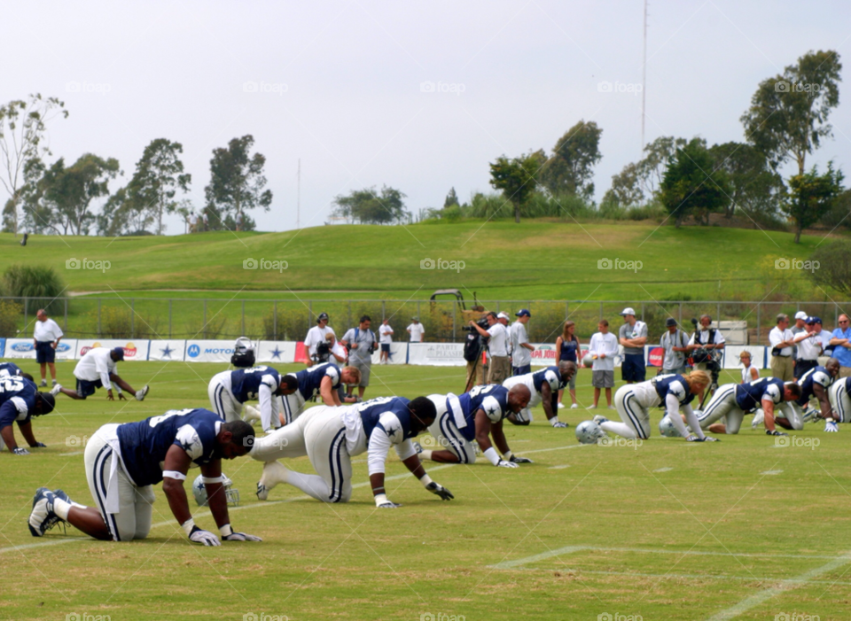 sport field blue white by hlehnerer