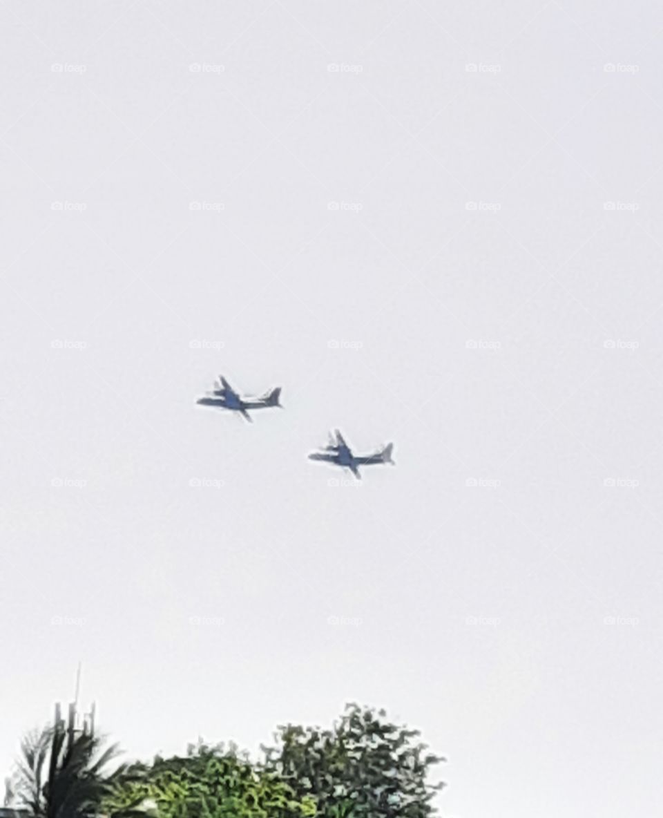 small aeroplanes on air