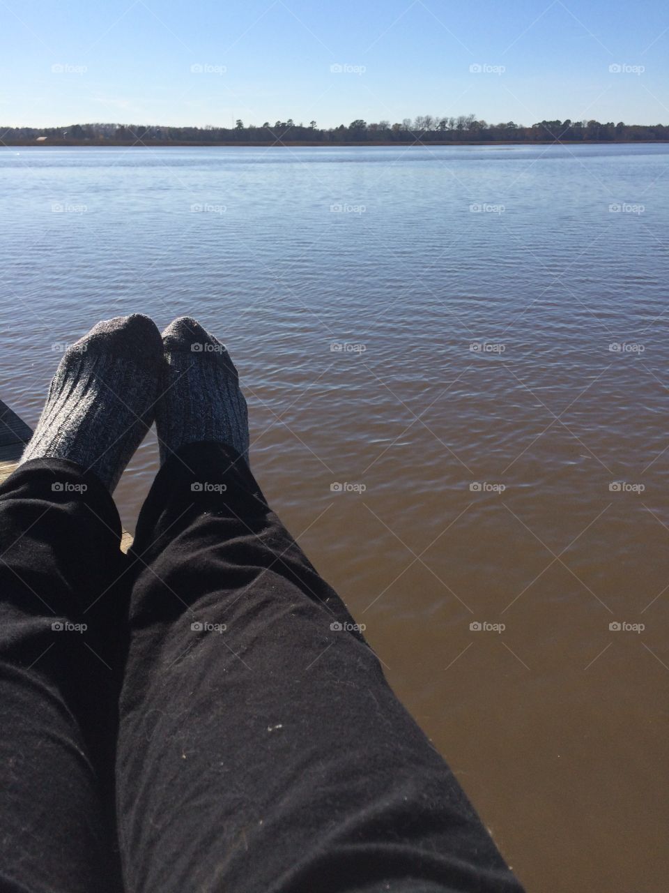 Lake, River, Water, Landscape, People