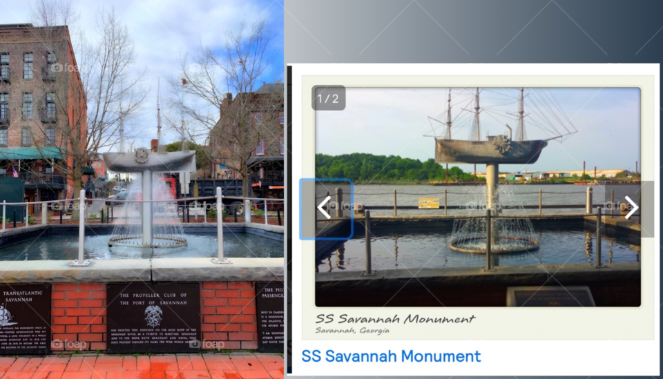 SS Savannah Monument 