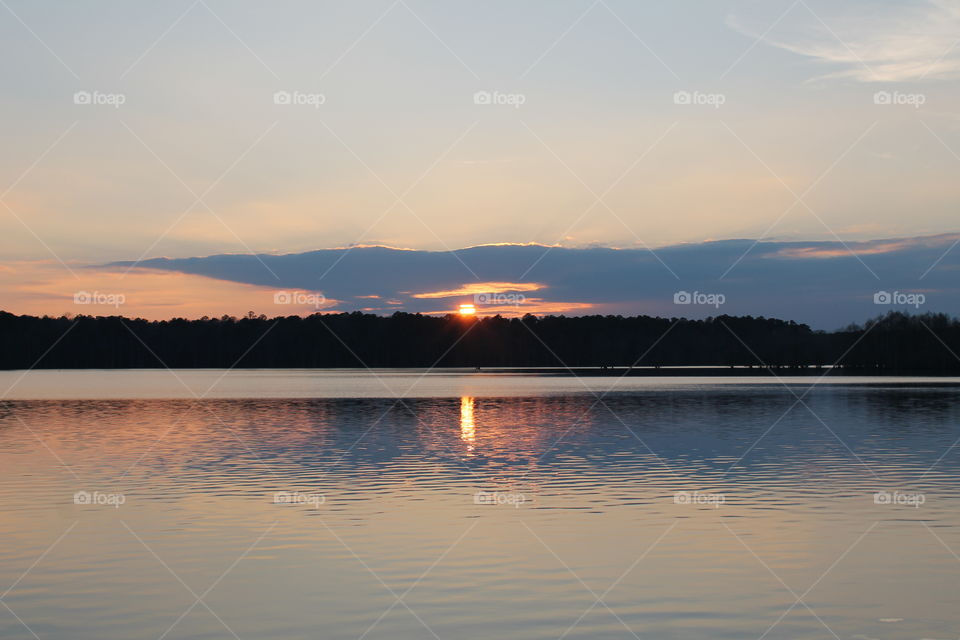 stumpy lake sunset