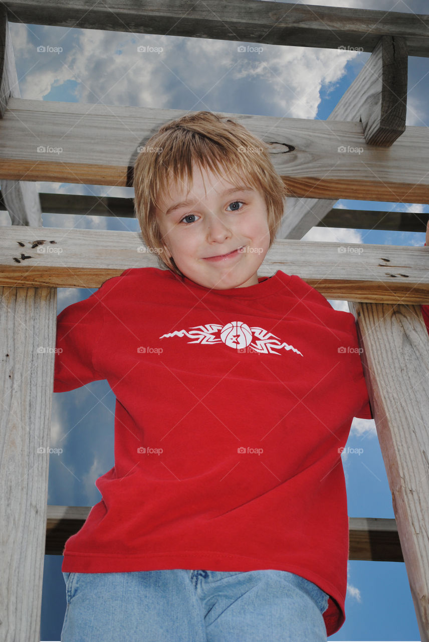 Portrait of smiling boy