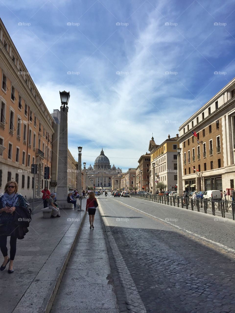 Walking to Vatican