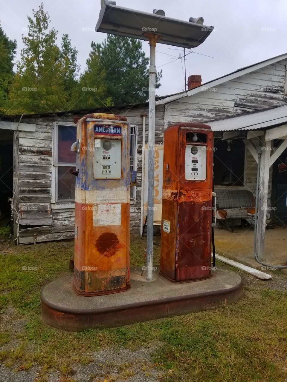 old gas pumps