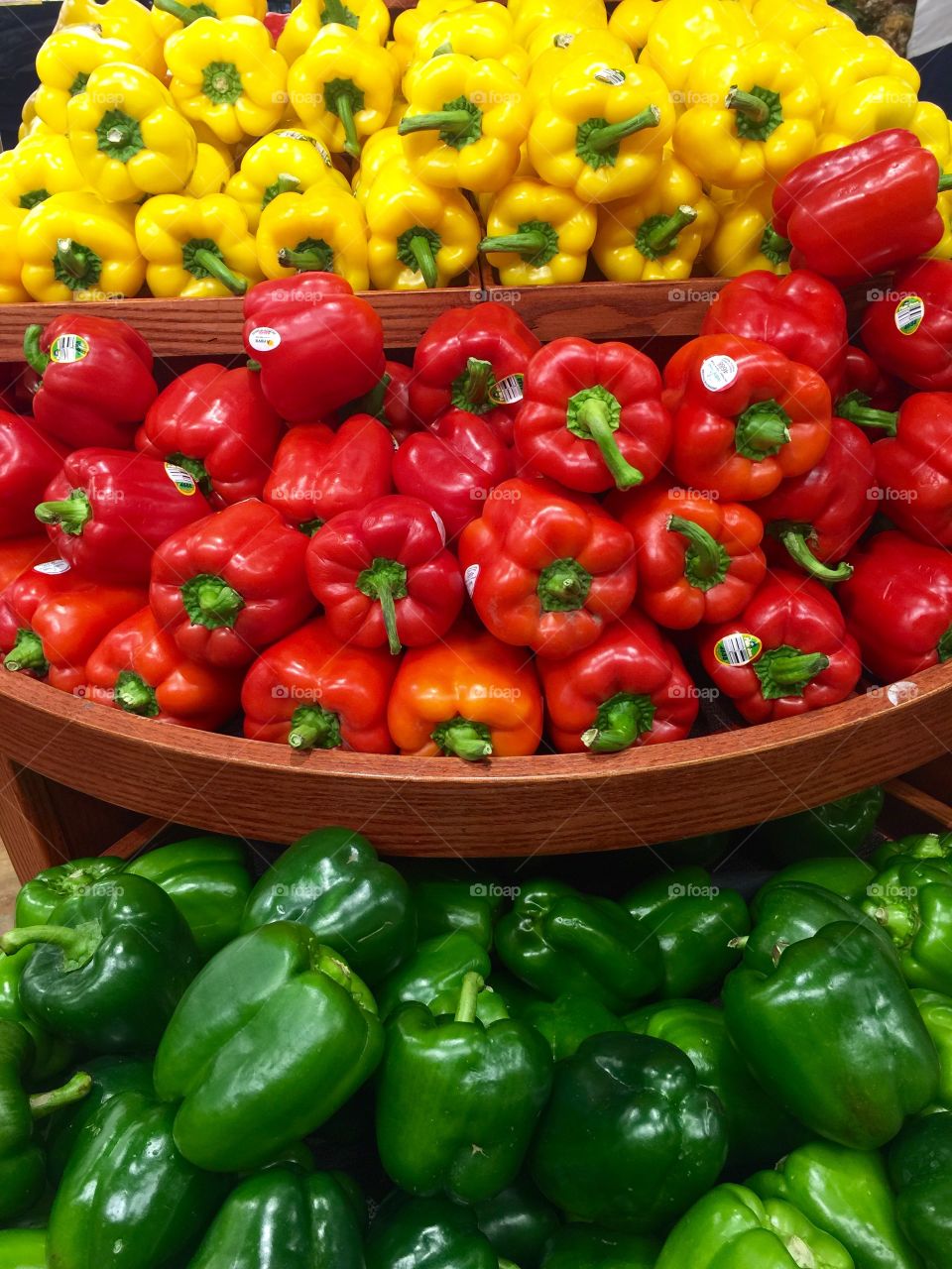 Variation of bell pepper