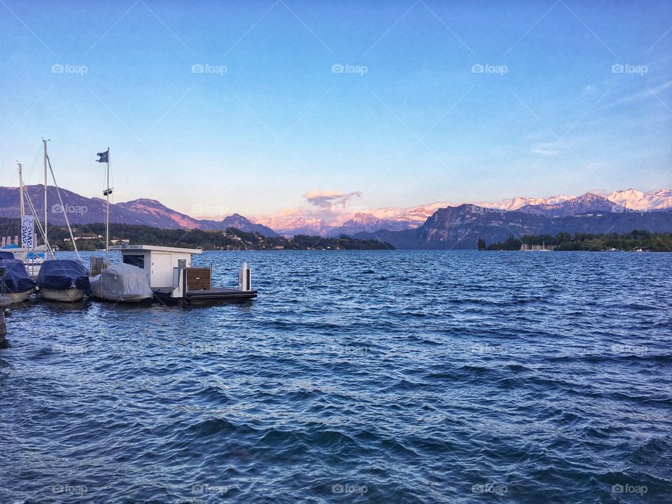 Lucerne sunset 