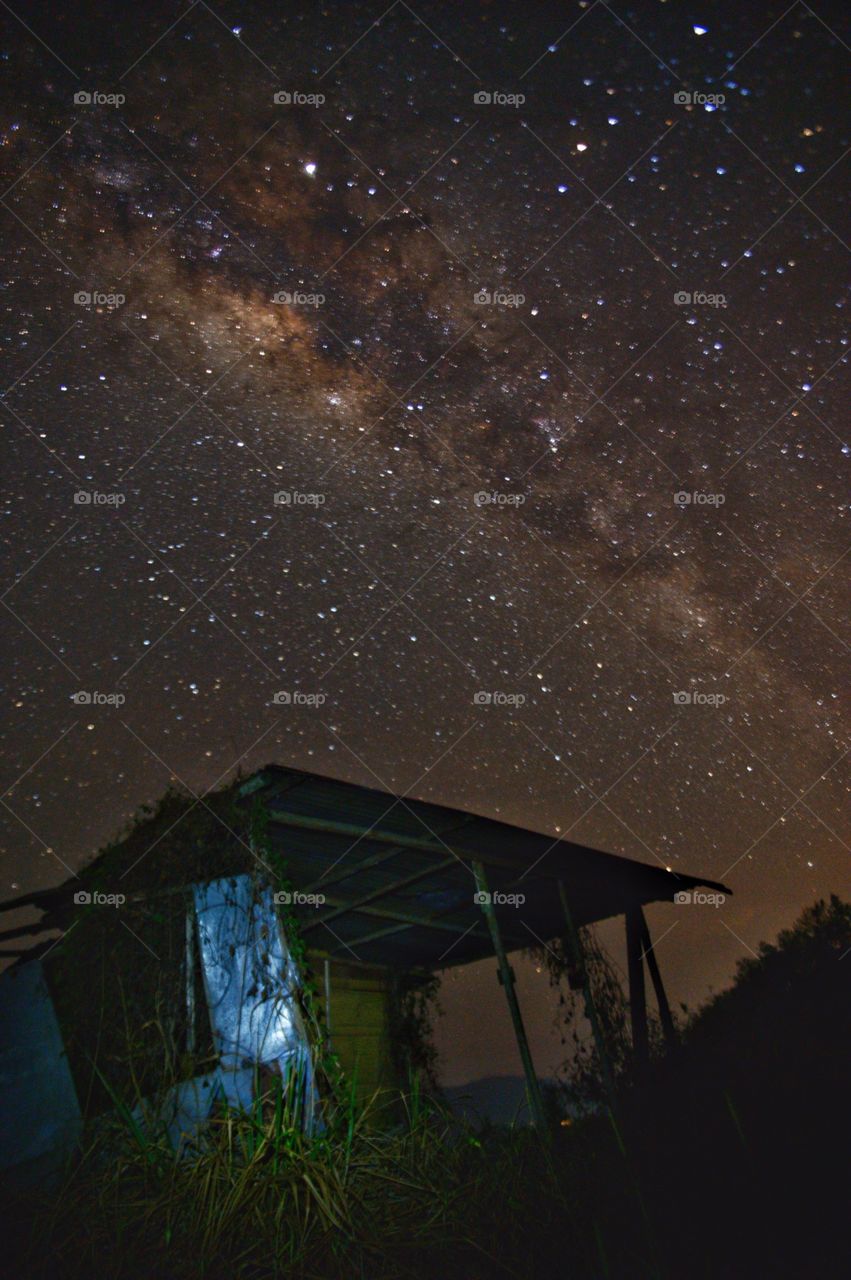 Our home our stars our Milky Way Sabah.