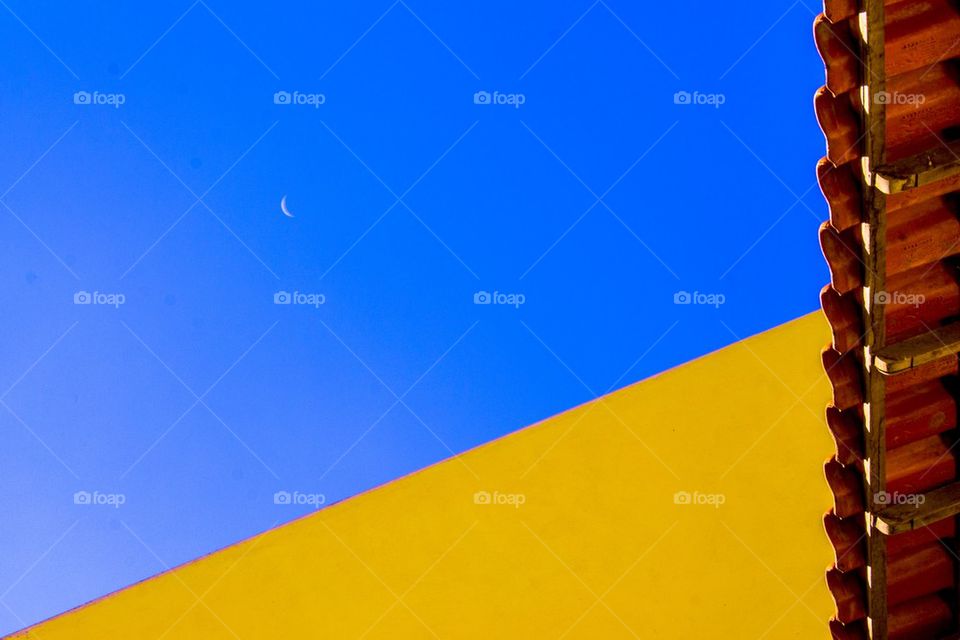 Composition in Yellow and Blue