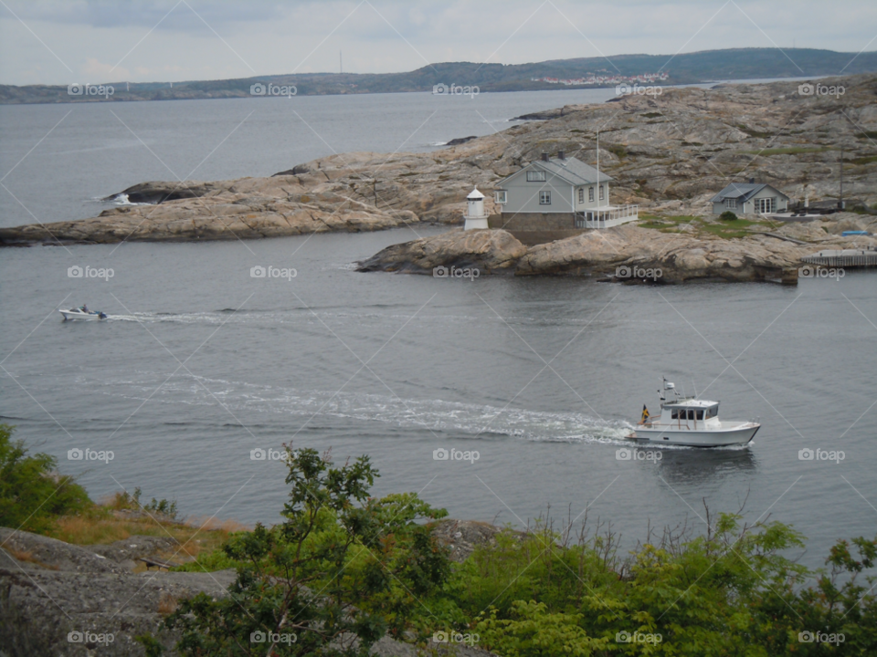 water sea boat marstrand by MagnusPm