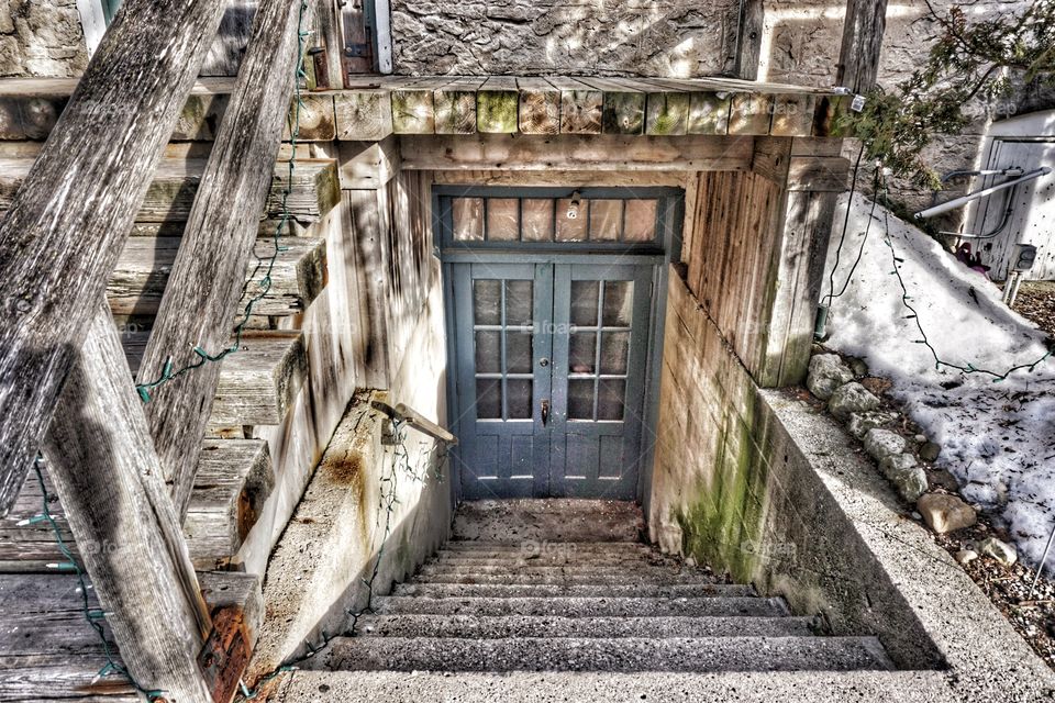 Downstairs Door