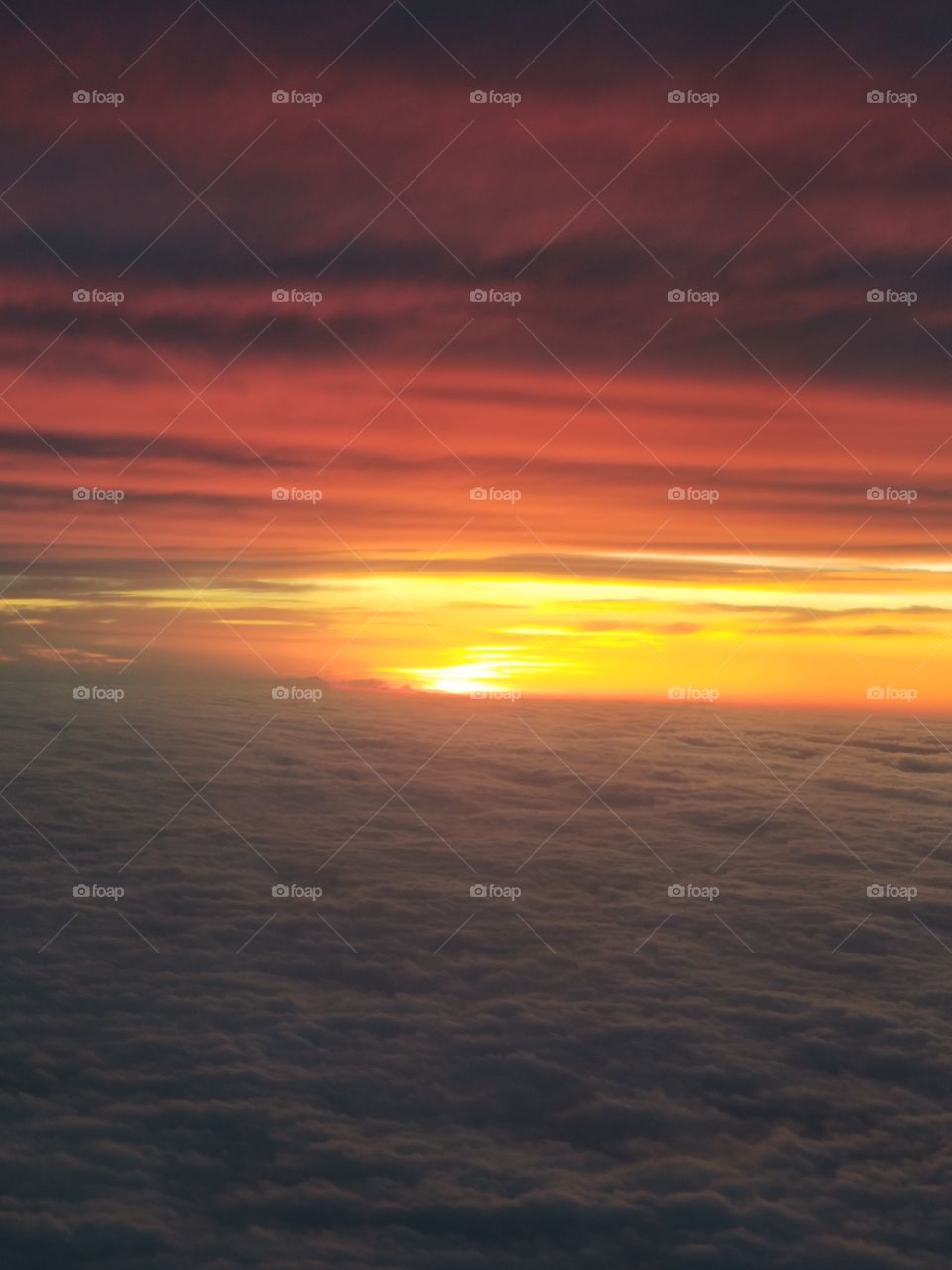 Sunset In-Flight
