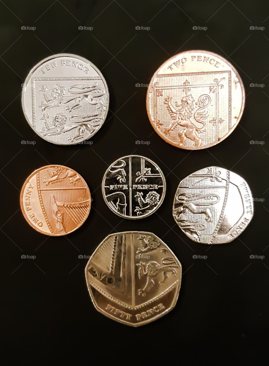 Heraldic coins of the realm