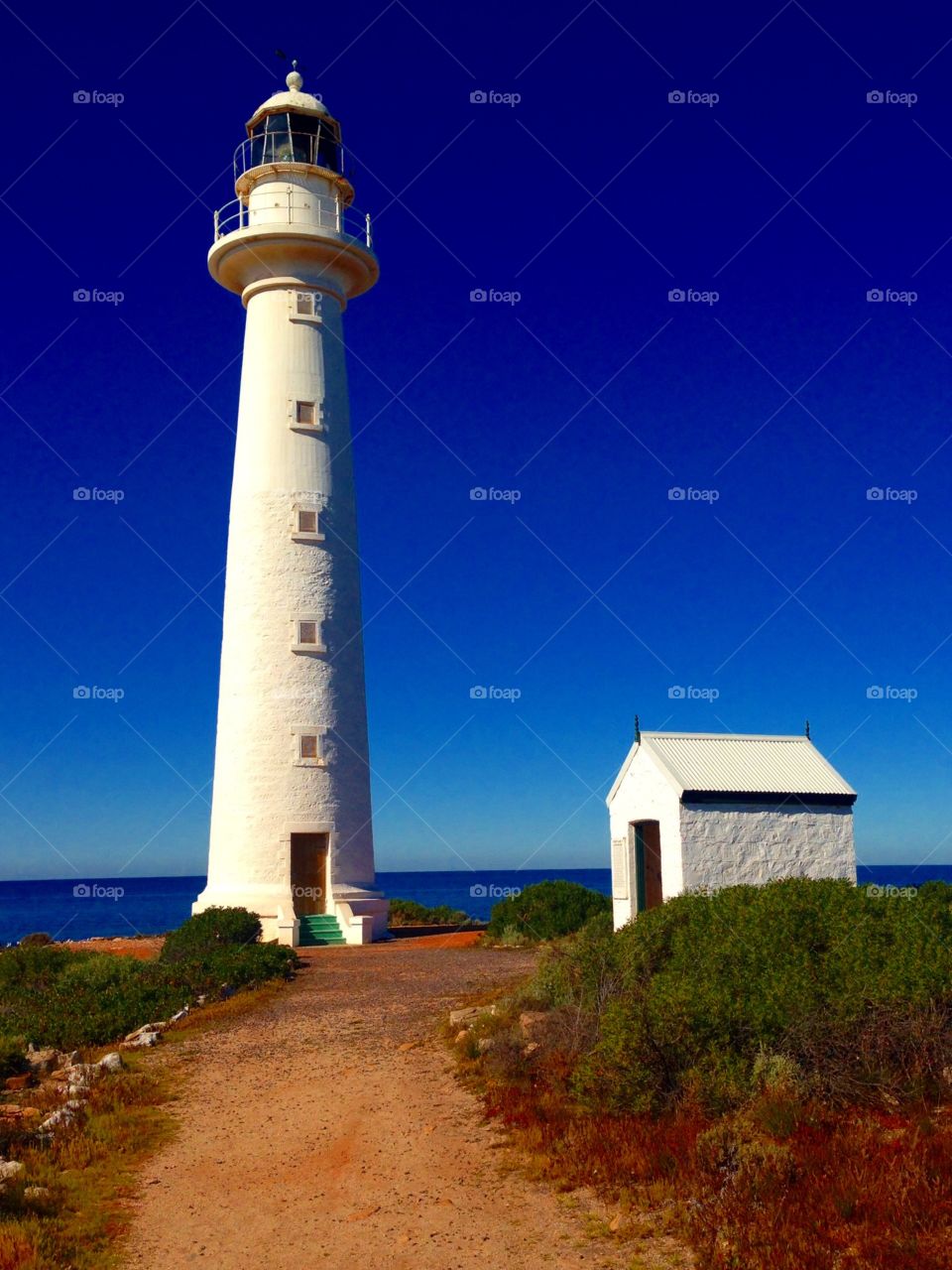 The Point Lowly Lighthouse, Whyalla, South Australia. The Point Lowly Lighthouse on North End of Spencer Gulf