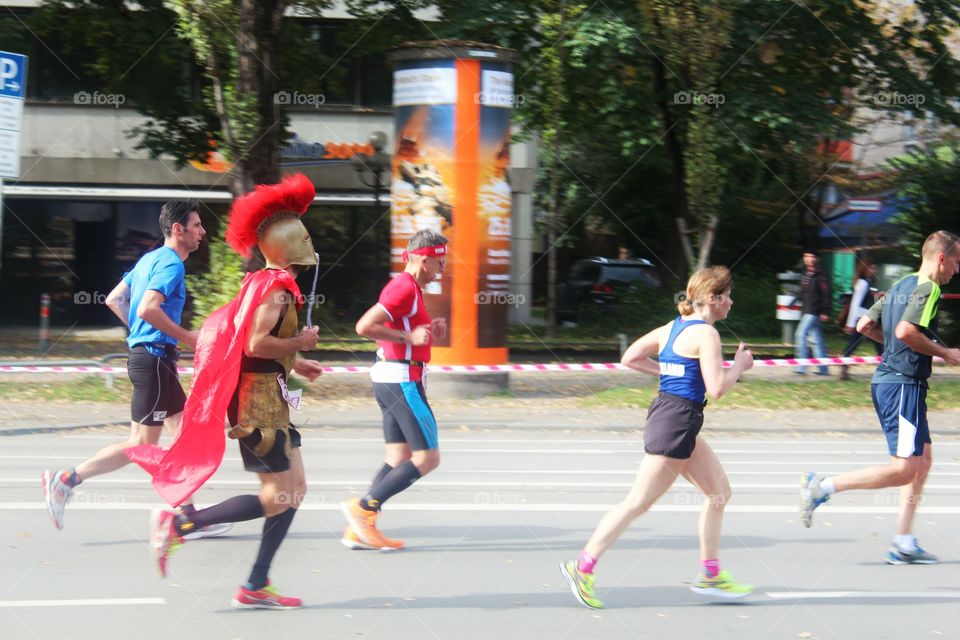 Warrior in Munich Marathon 201