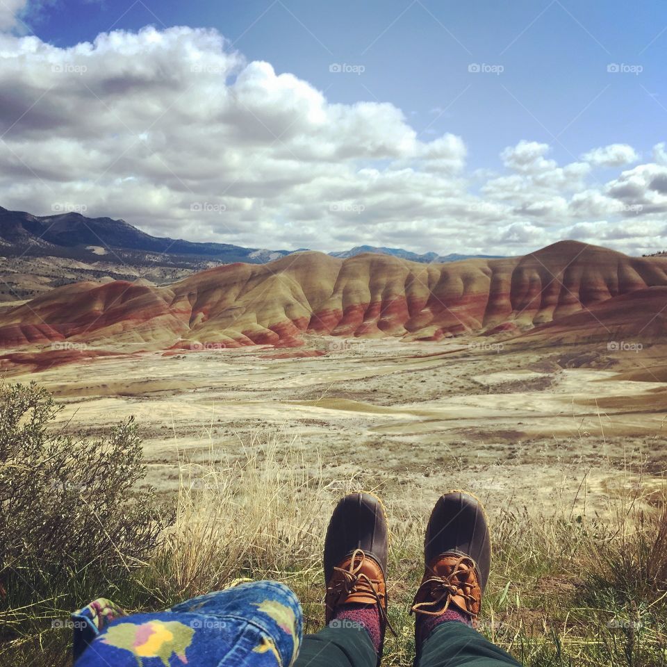 What a view; painted hills in central Oregon 