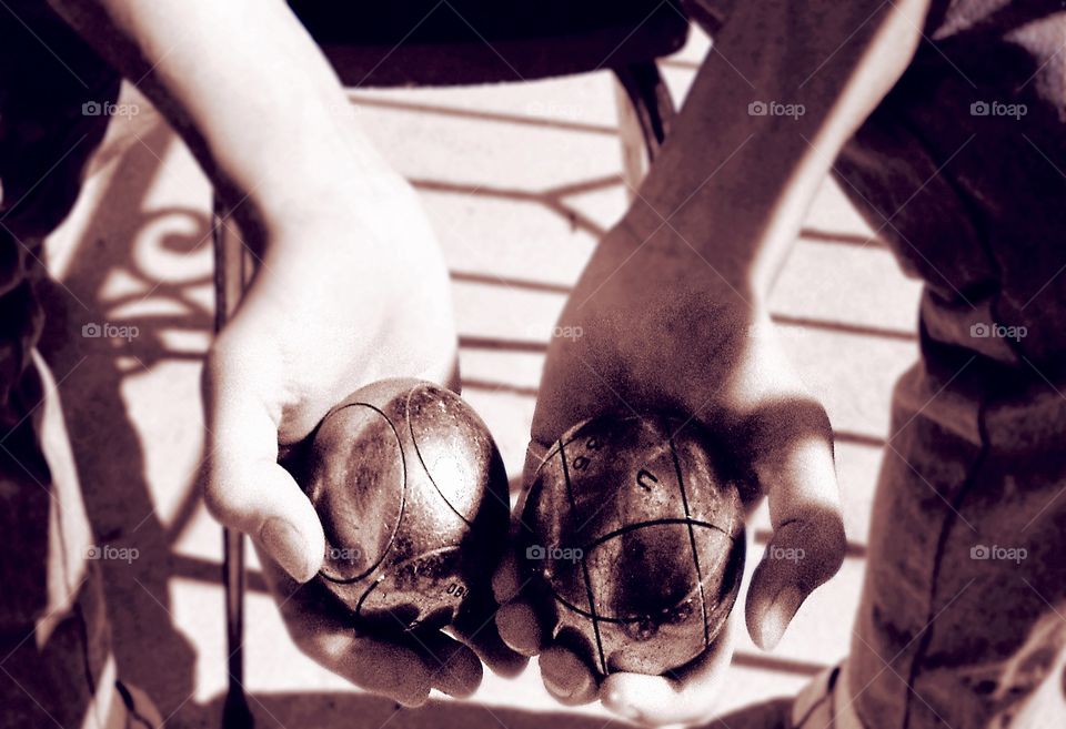 Boules. Pétanque 