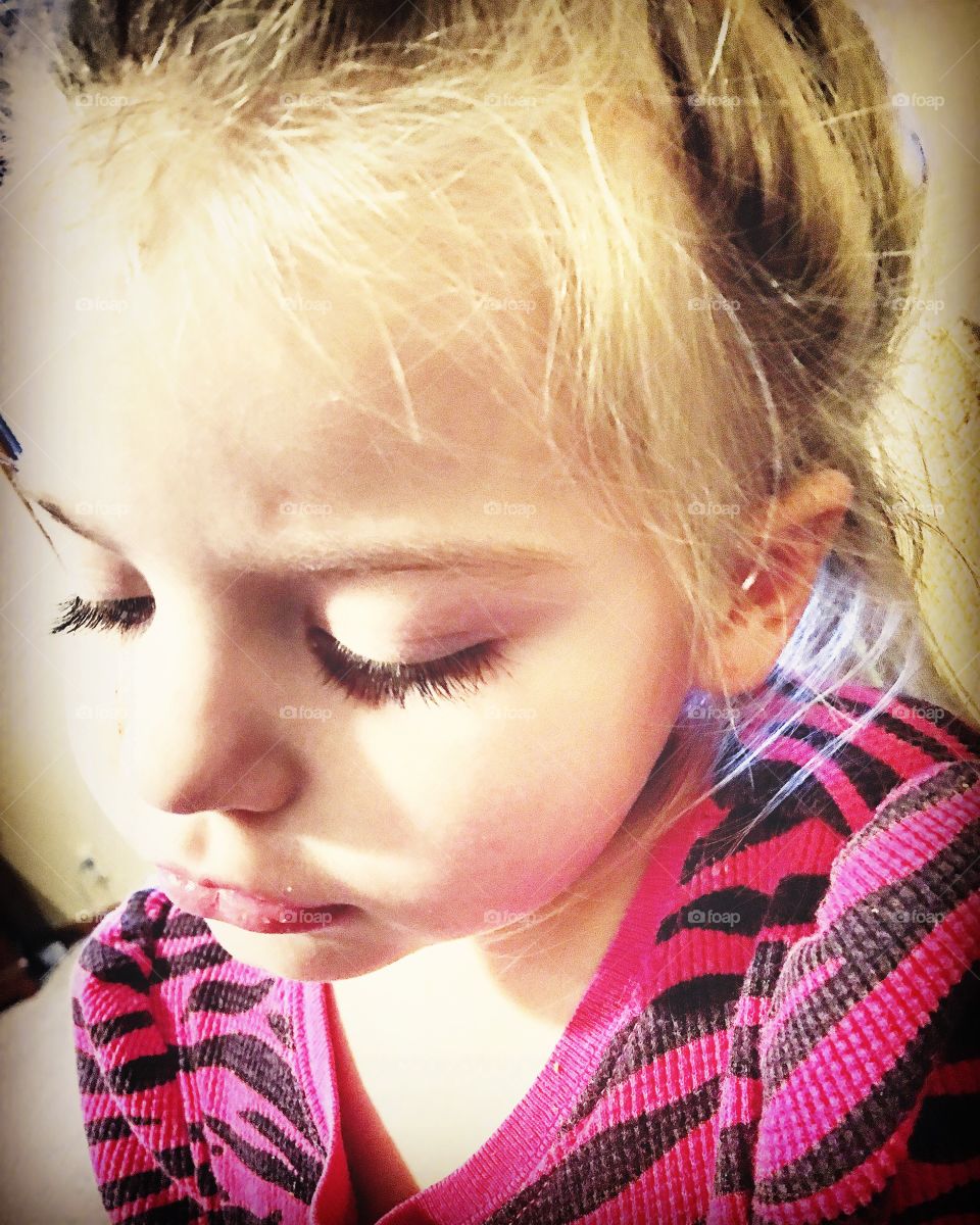 Lashes on my little lady