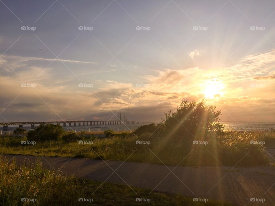 Sunset in Malmö