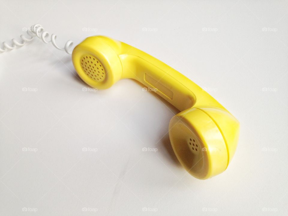 Vintage telephone headset