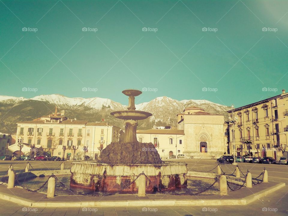 Sulmona, small city in Abruzzo Italy