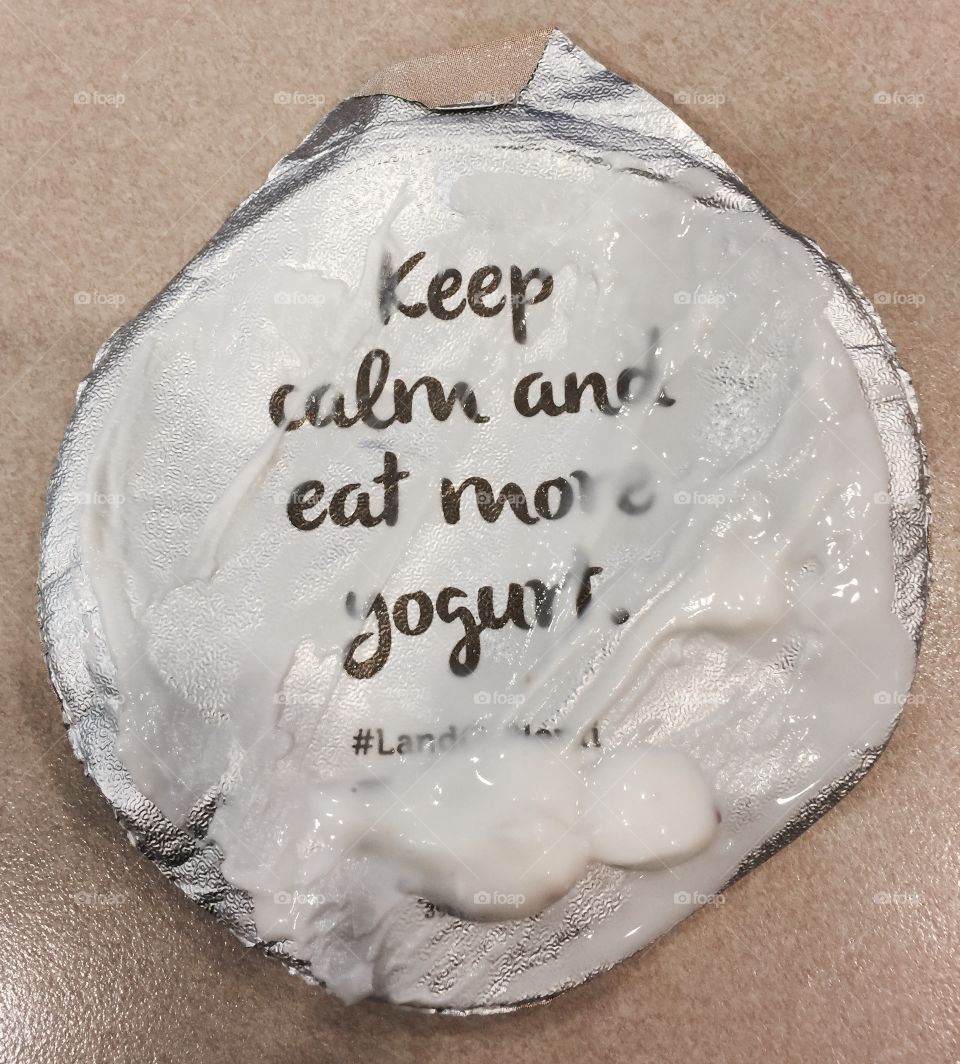 Eat more yogurt