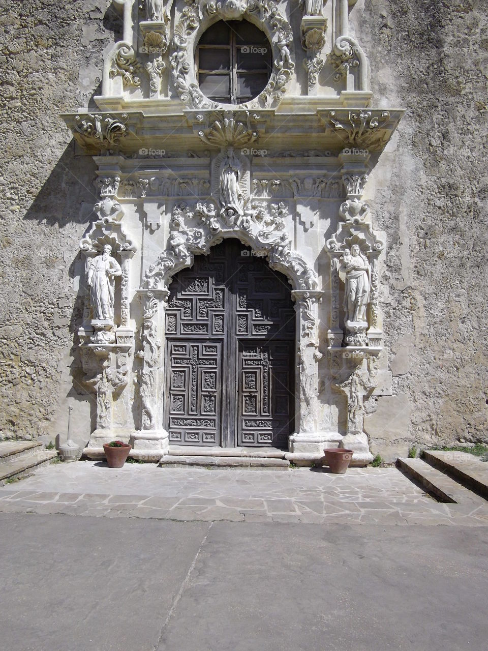 Carved Doorway and Door