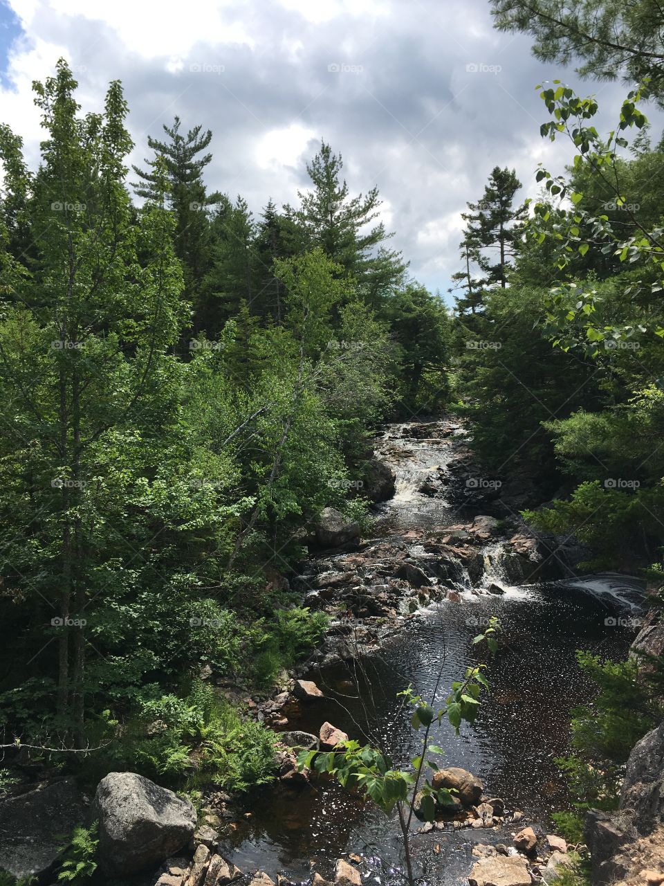 Waterfalls of New Brunswick. 