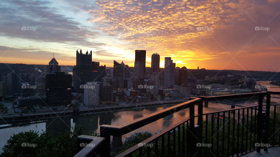 Pittsburgh City Sunrise