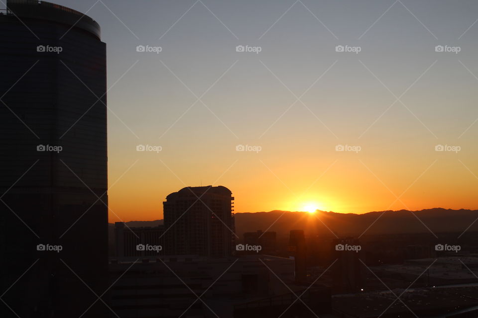 Sunset in Las Vegas 