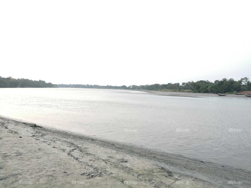 Ruparanayan River in West Bengal