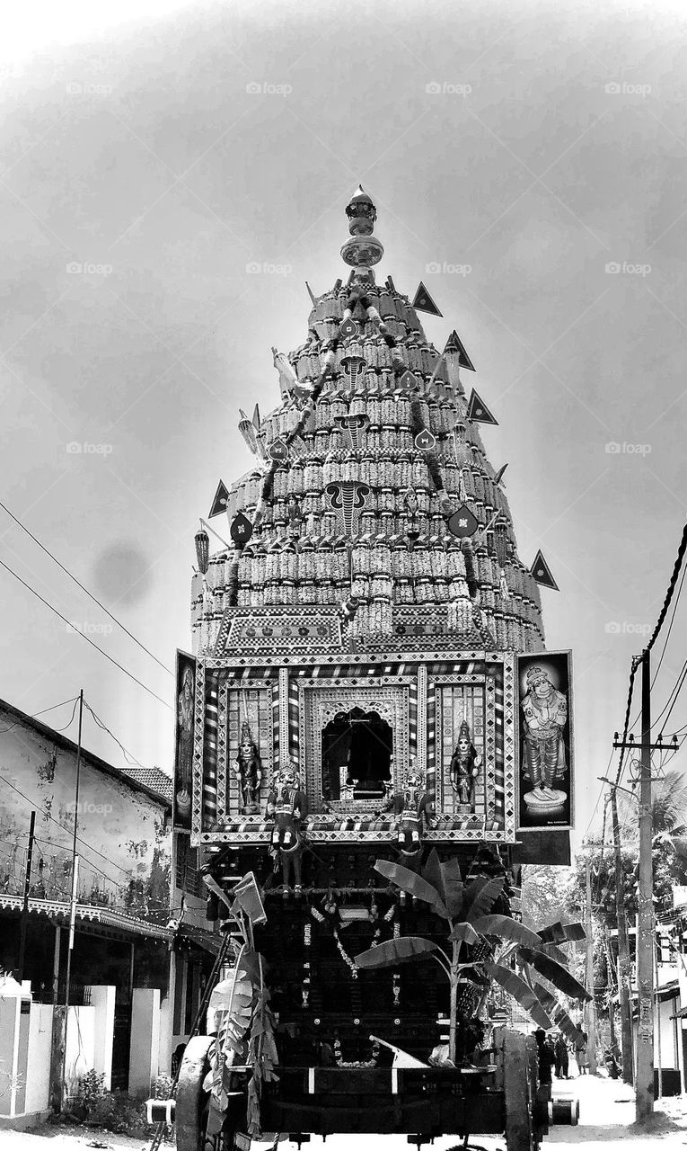 Traditional festival in India from Kerala