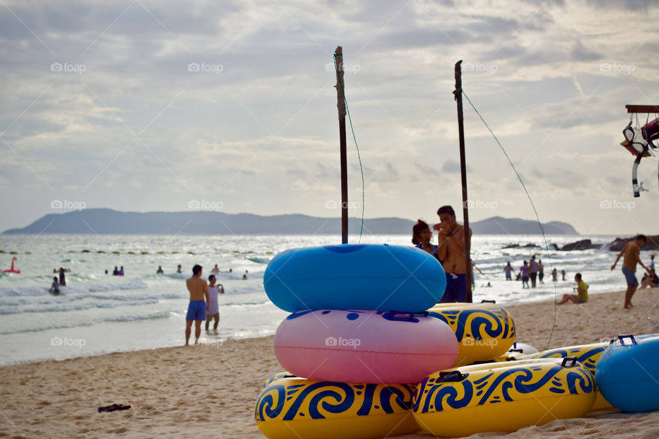 The beach day 