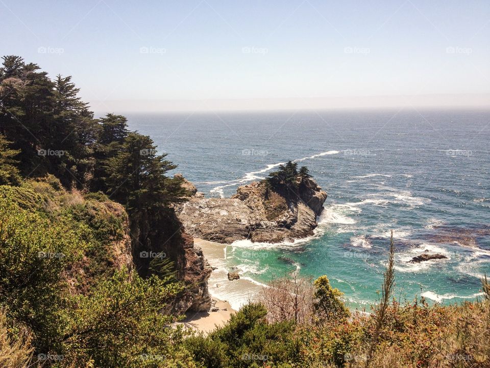View above McWay Falls