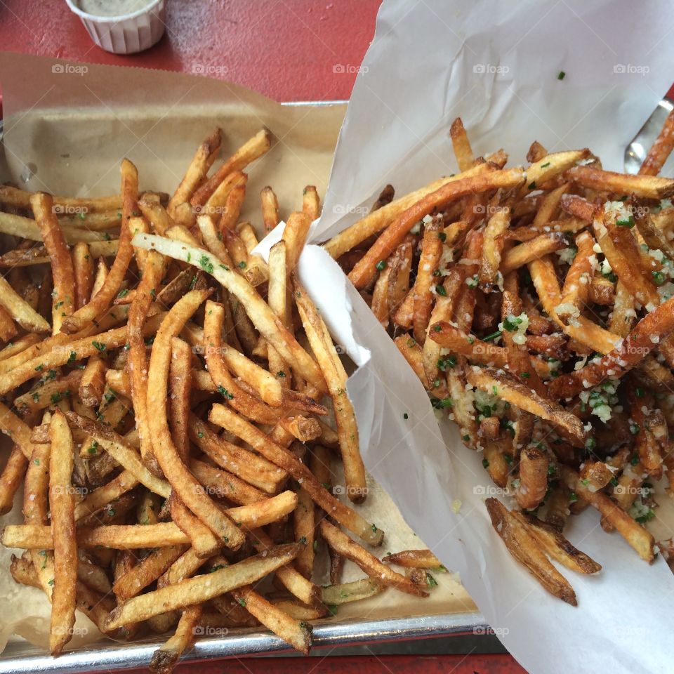 Fries, fries and more fries!