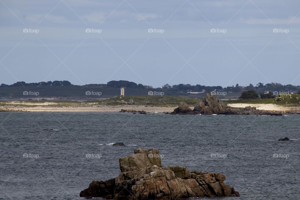view of the coast of the sea